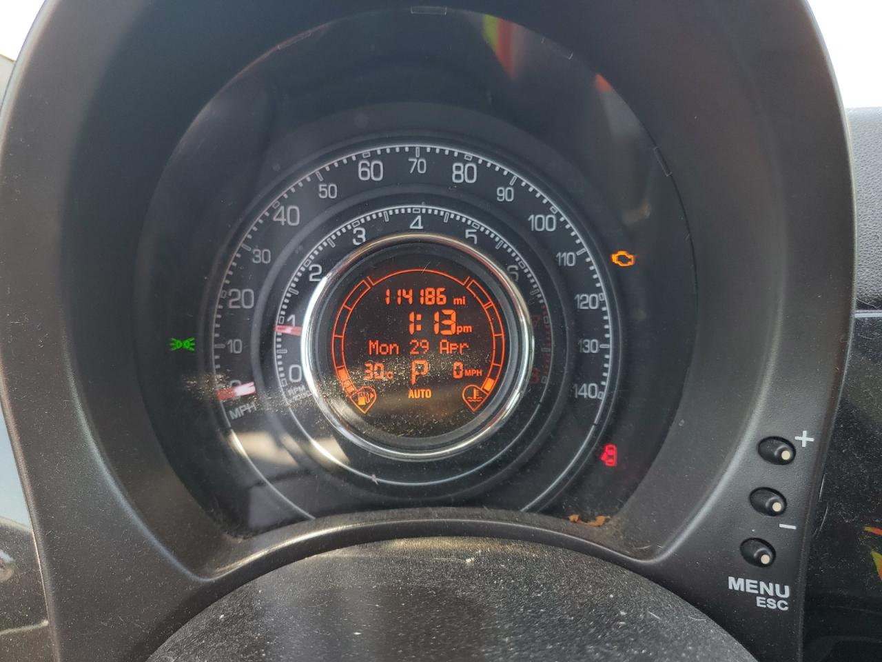 3C3CFFBR5CT115828 2012 Fiat 500 Sport