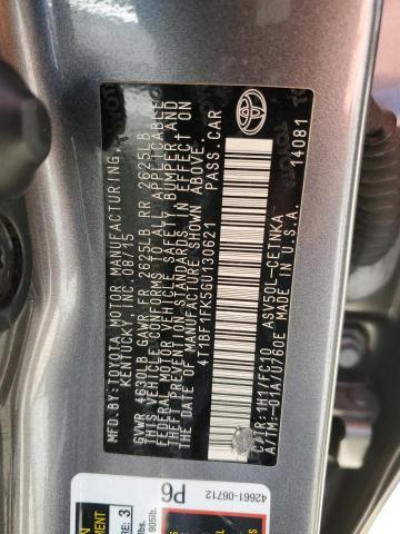 2016 Toyota Camry Le VIN: 4T1BF1FK5GU130621 Lot: 51250434