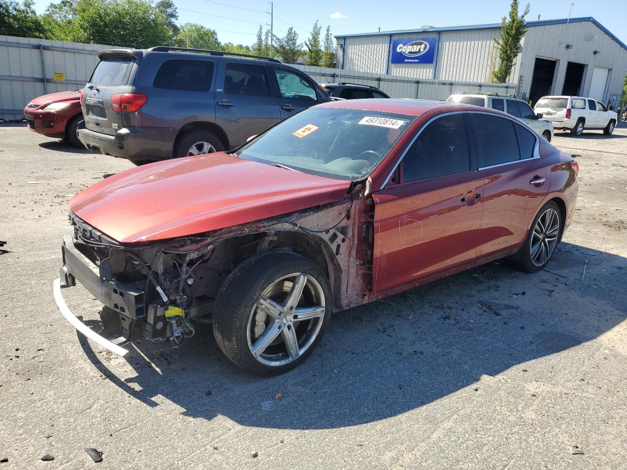 JN1AV7AP9EM690411 2014 Infiniti Q50 Hybrid Premium