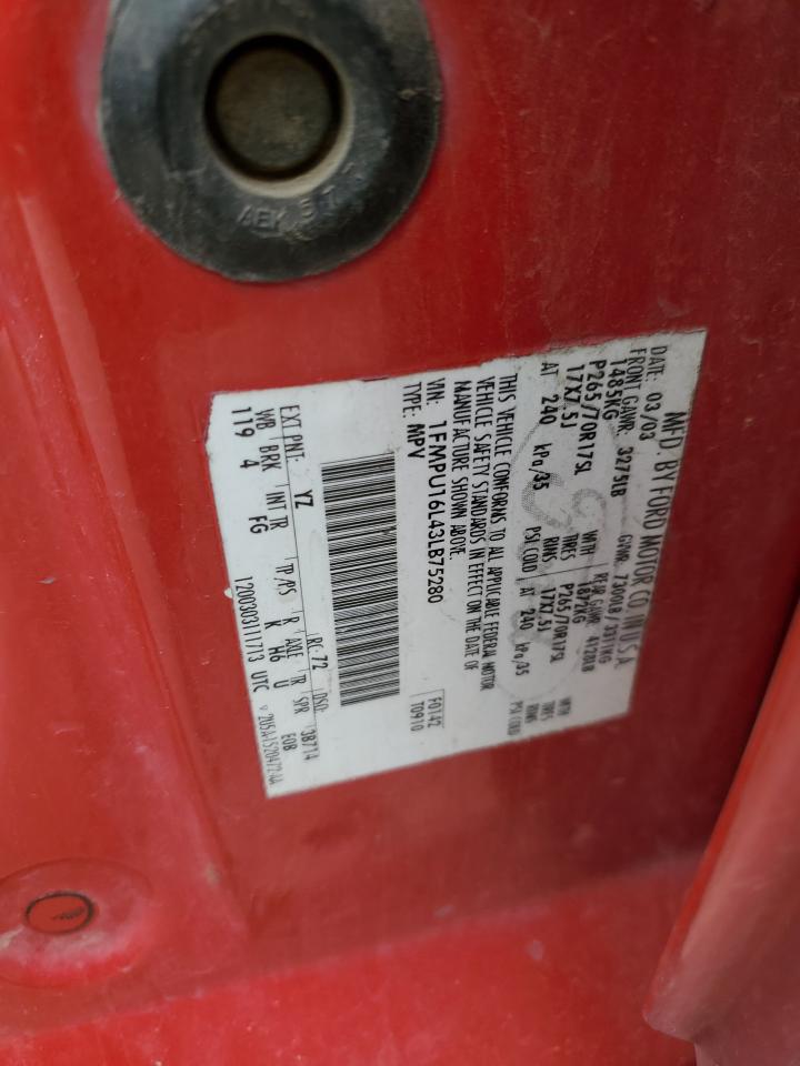 1FMPU16L43LB75280 2003 Ford Expedition Xlt