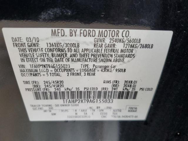 2010 Ford Taurus Sho VIN: 1FAHP2KT9AG155033 Lot: 48978964