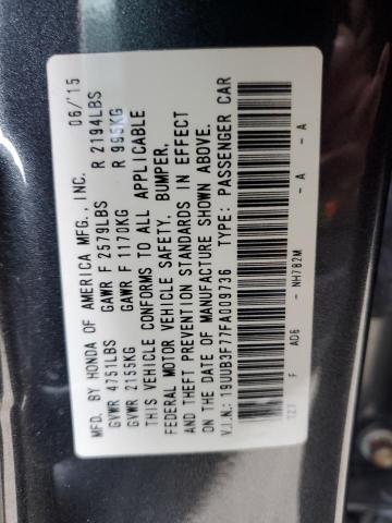 2015 ACURA TLX ADVANC 19UUB3F77FA009736