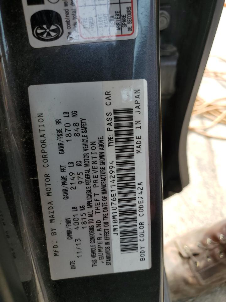 JM1BM1U76E1142994 2014 Mazda 3 Sport