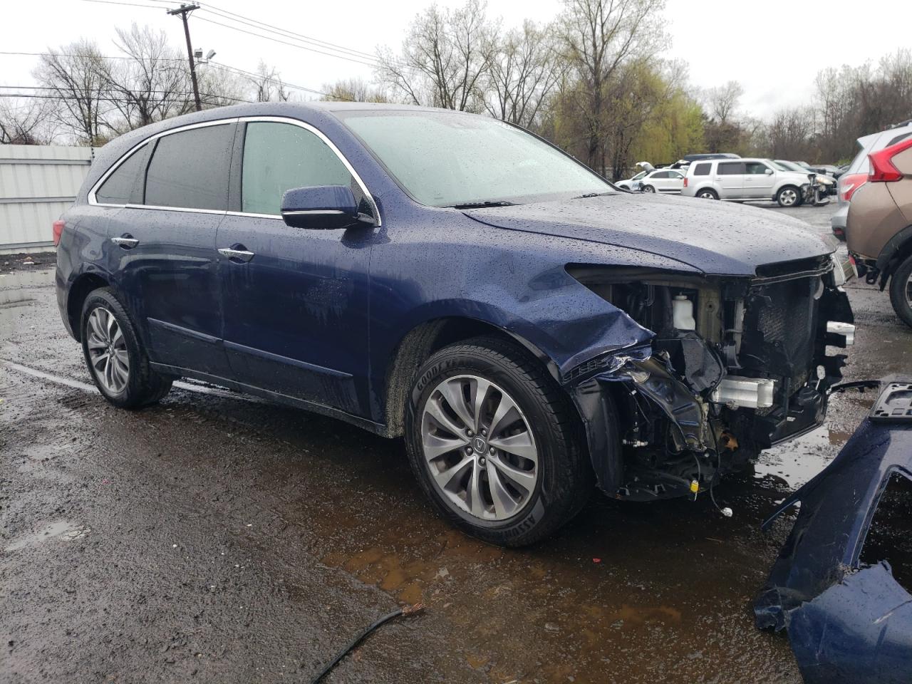 5FRYD4H48EB005721 2014 Acura Mdx Technology