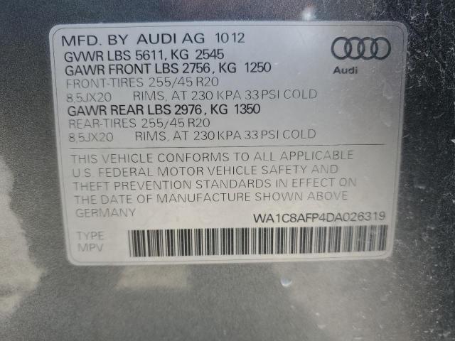 VIN WA1C8AFP4DA026319 2013 Audi Q5, Premium Hybrid no.12
