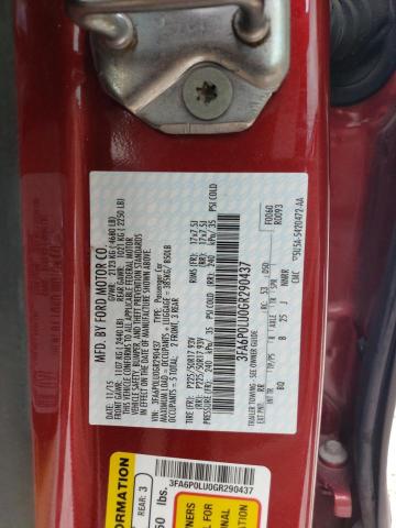 2016 FORD FUSION SE - 3FA6P0LU0GR290437