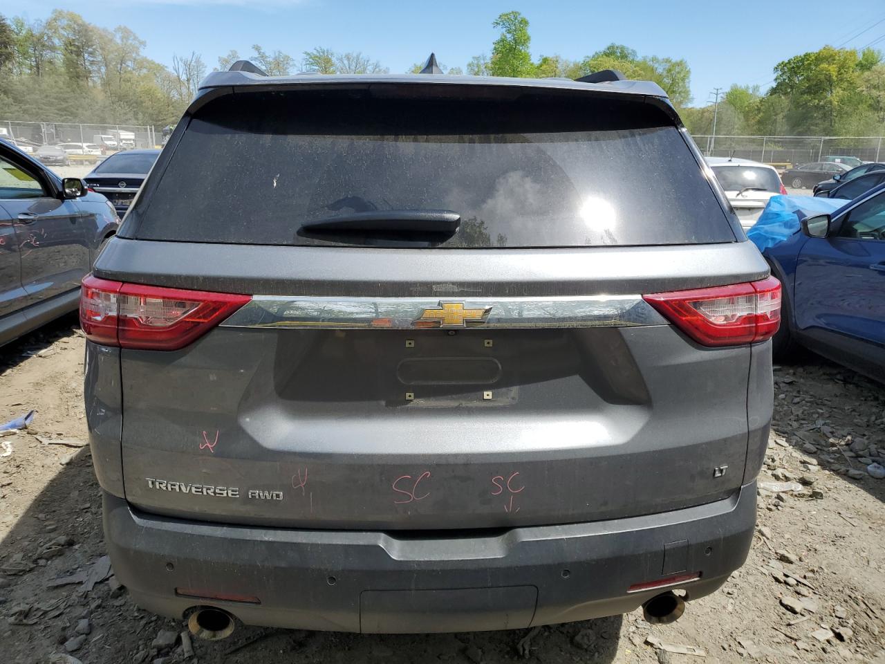 1GNEVGKW9LJ309781 2020 Chevrolet Traverse Lt