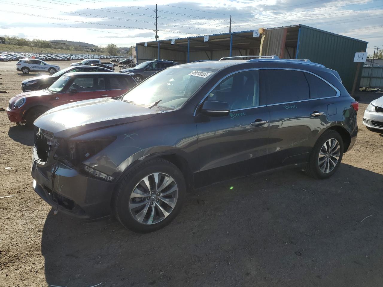 5FRYD4H40GB048534 2016 Acura Mdx Technology