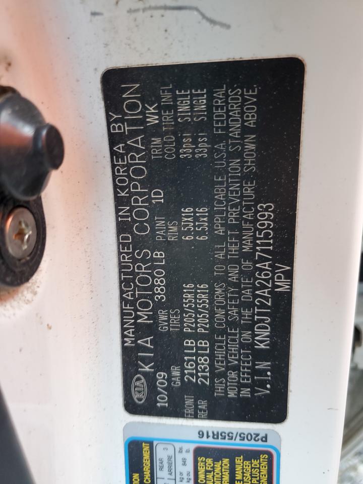 KNDJT2A26A7115993 2010 Kia Soul +