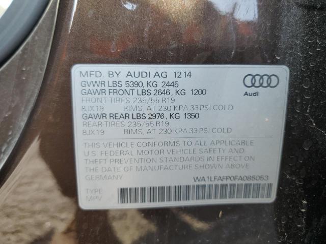 Lot #2487533535 2015 AUDI Q5 PREMIUM salvage car