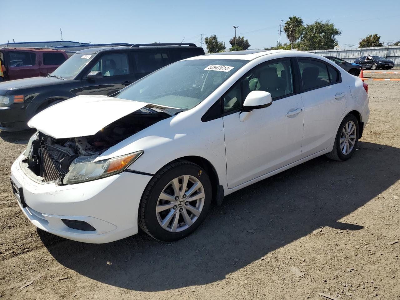 19XFB2F9XCE317382 2012 Honda Civic Exl