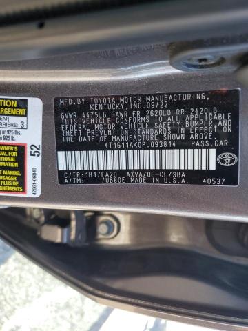 4T1G11AK0PU093814 2023 TOYOTA CAMRY - Image 12