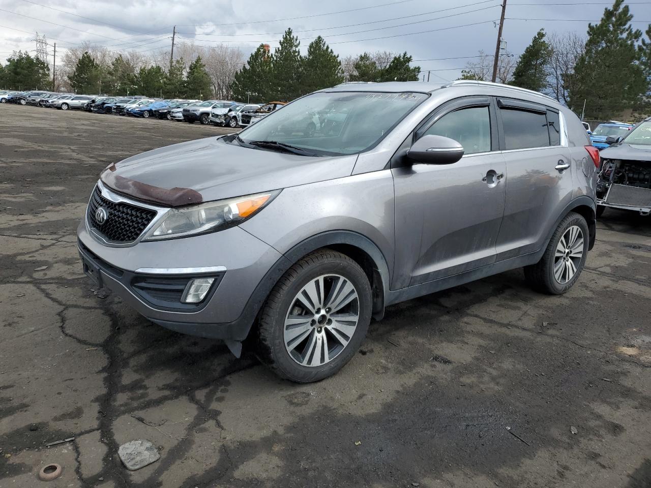 2014 Kia Sportage Ex vin: KNDPC3ACXE7582509