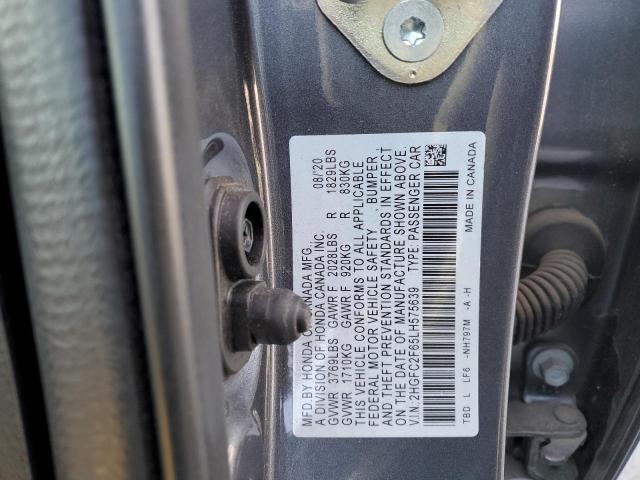 2HGFC2F65LH575639 Honda Civic LX 12