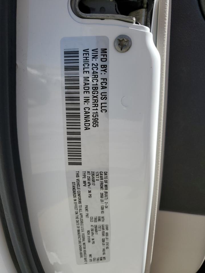 2C4RC1BGXRR115965 2024 Chrysler Pacifica Touring L