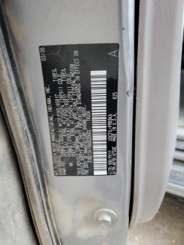 5TBET341X6S525602 2006 Toyota Tundra Double Cab Sr5