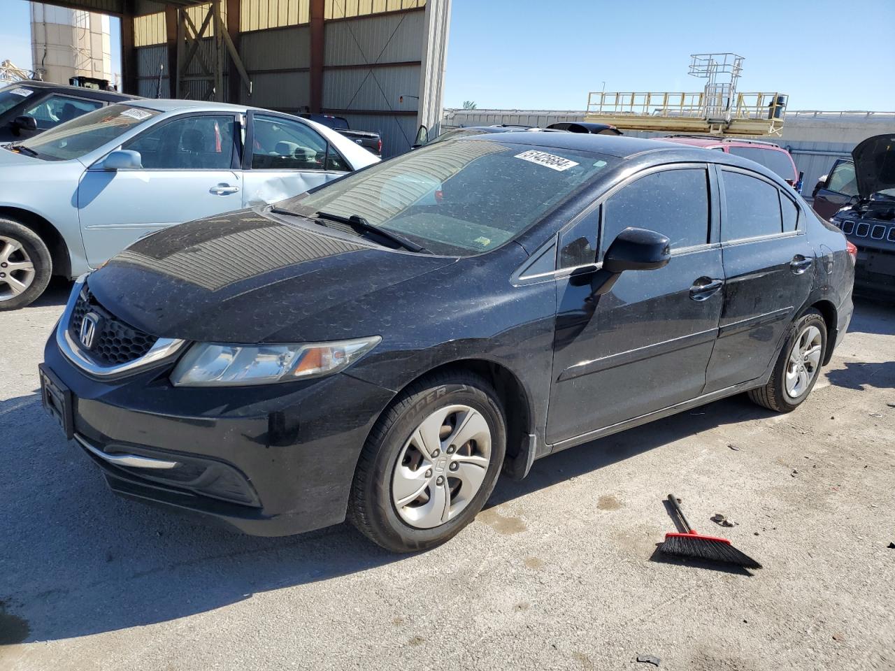 Lot #2853201150 2013 HONDA CIVIC LX