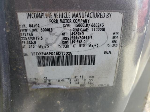 2004 Ford F450 Super Duty VIN: 1FDXF46P04ED13028 Lot: 41946484