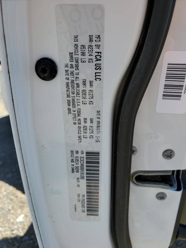 2C3CCAAG8GH181283 2016 Chrysler 300 Limited