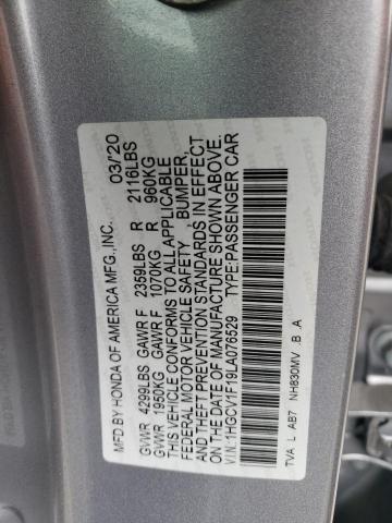 1HGCV1F19LA076529 Honda Accord LX 12