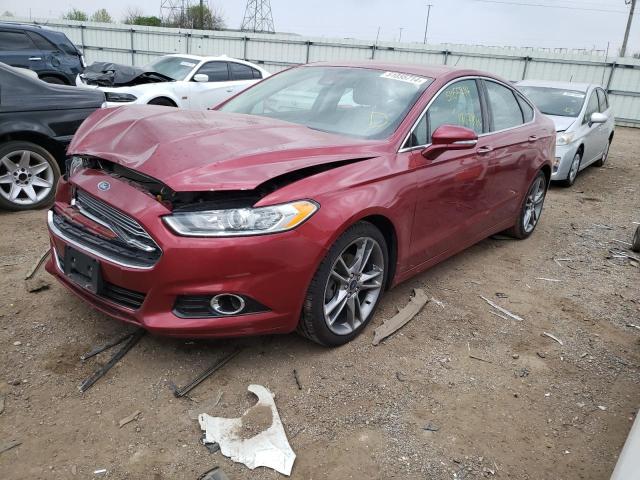 Lot #2489742872 2015 FORD FUSION TIT salvage car