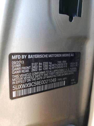 Lot #2489812826 2014 BMW X3 XDRIVE2 salvage car