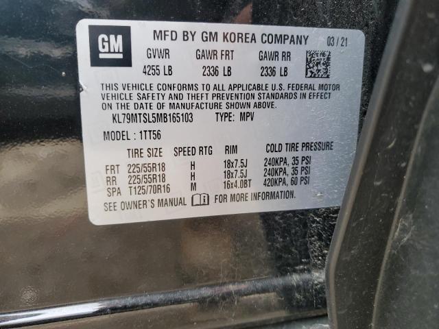 2021 CHEVROLET TRAILBLAZE - KL79MTSL5MB165103