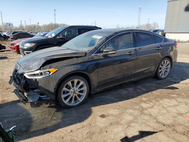 Lot #2522023790 2017 FORD FUSION TIT salvage car