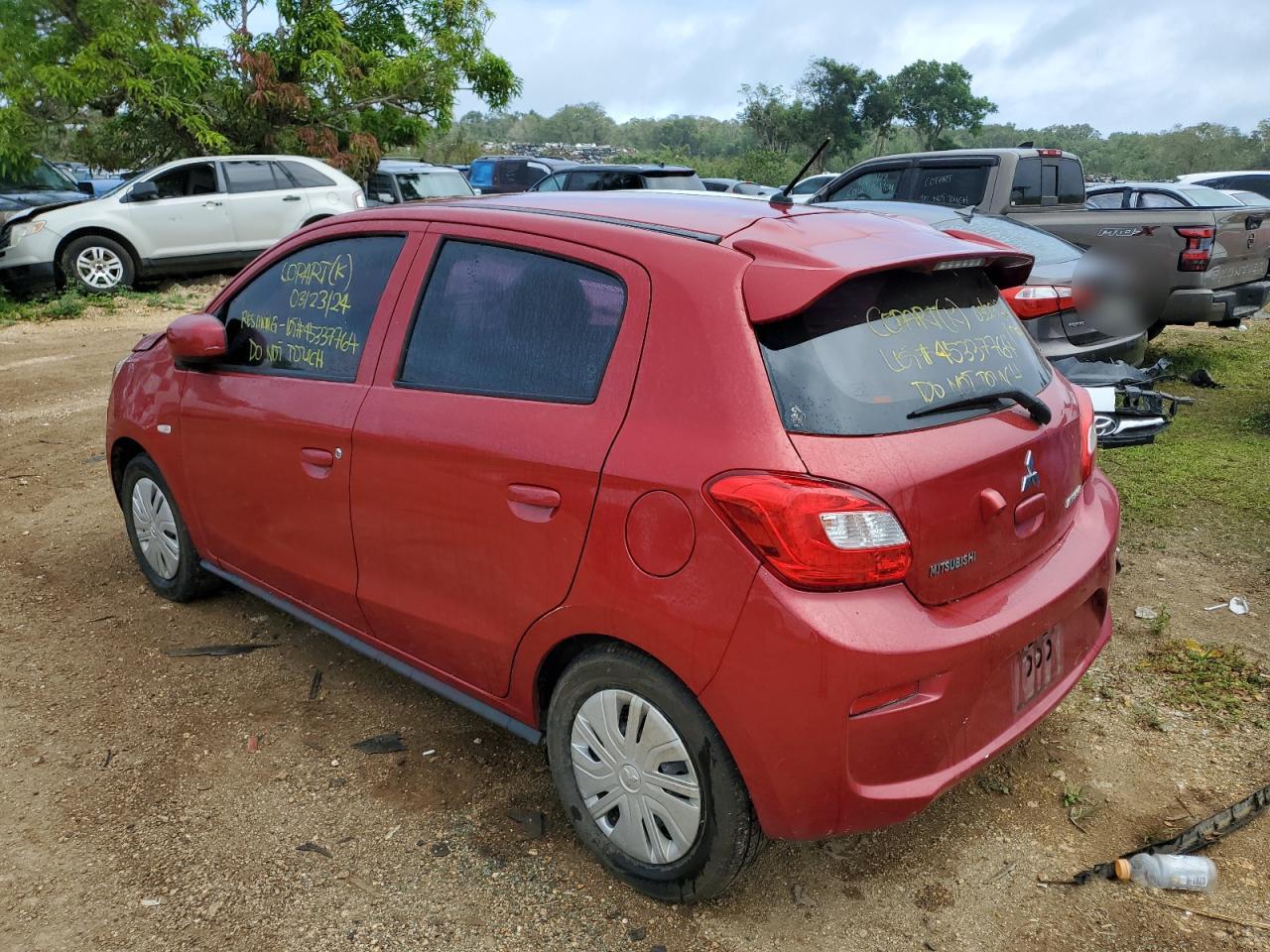 ML32A3HJ7KH010827 2019 Mitsubishi Mirage Es