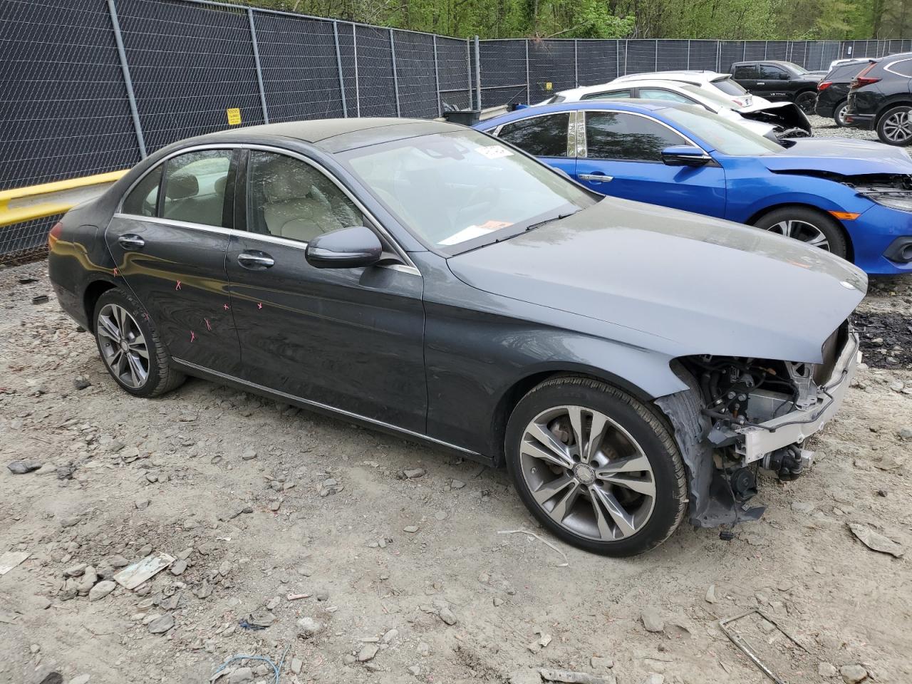 55SWF4KBXGU139903 2016 Mercedes-Benz C 300 4Matic