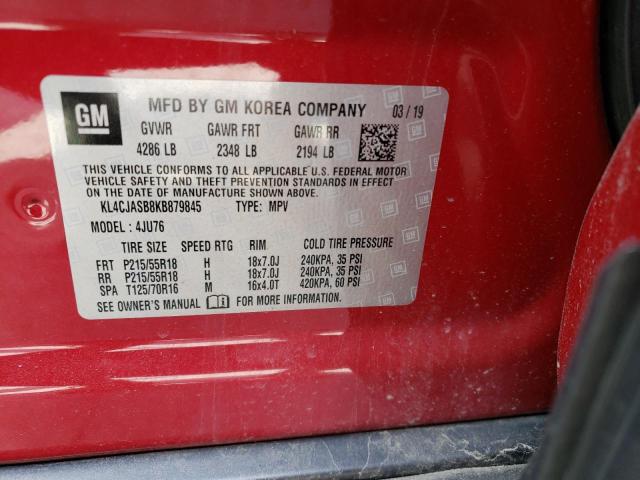 2019 BUICK ENCORE PRE - KL4CJASB8KB879845