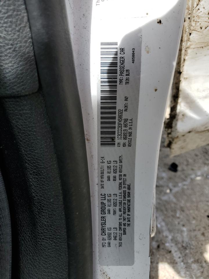 1C3CCCCB3FN508322 2015 Chrysler 200 C