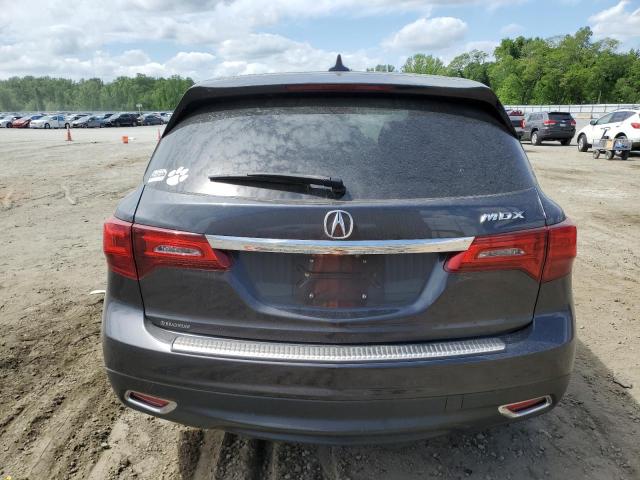 2016 Acura Mdx Technology VIN: 5FRYD3H40GB009968 Lot: 52726194