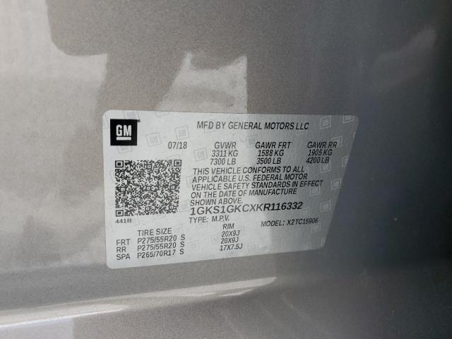2019 GMC YUKON XL C - 1GKS1GKCXKR116332