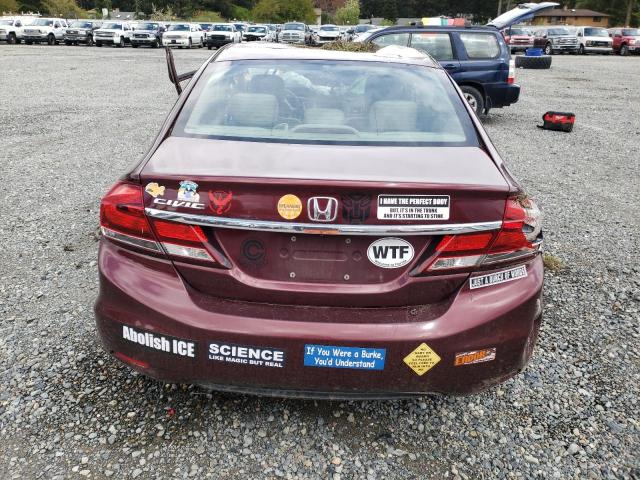 2013 Honda Civic Exl VIN: 19XFB2F94DE202892 Lot: 52908854