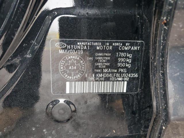 2020 Hyundai Elantra Sel VIN: KMHD84LF8LU924356 Lot: 51337614