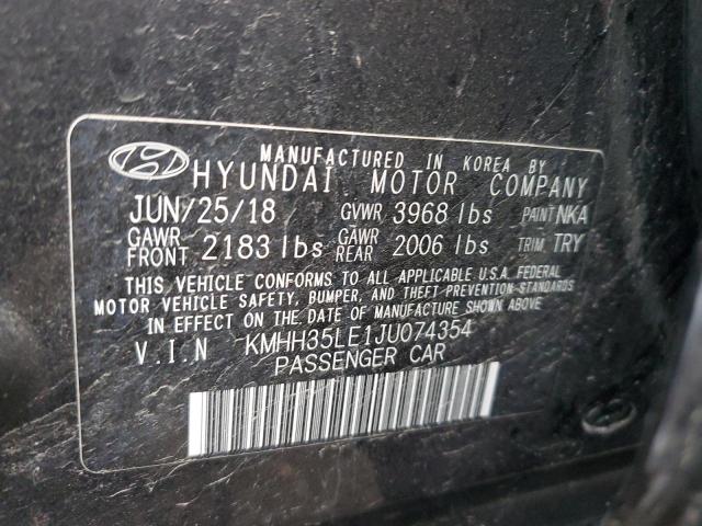 2018 HYUNDAI ELANTRA GT - KMHH35LE1JU074354