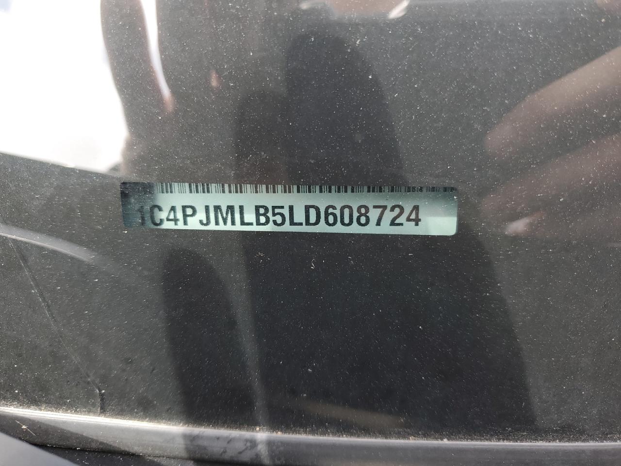 1C4PJMLB5LD608724 2020 Jeep Cherokee Latitude Plus