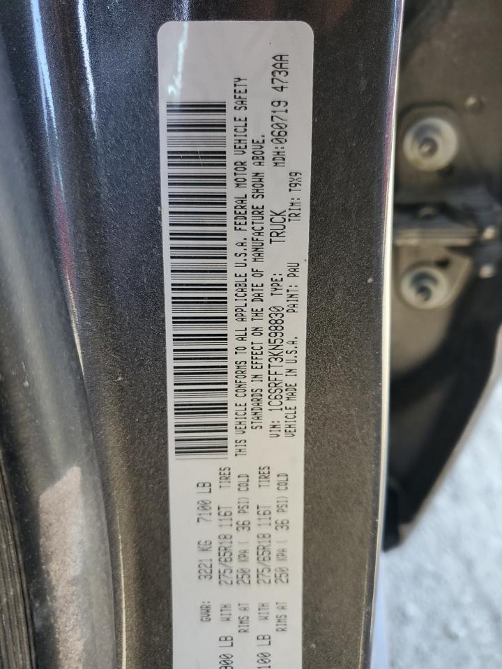 1C6SRFFT3KN598830 2019 Ram 1500 Big Horn/Lone Star