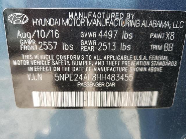 2017 HYUNDAI SONATA SE - 5NPE24AF8HH483455