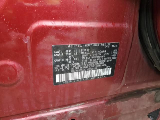 Lot #2452948908 2016 SUBARU OUTBACK 2. salvage car