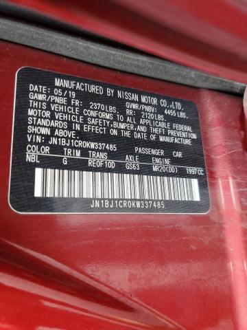 2019 Nissan Rogue Sport S VIN: JN1BJ1CR0KW337485 Lot: 51308334