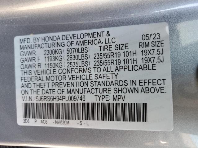 2023 HONDA CR-V SPORT - 5J6RS6H94PL009746