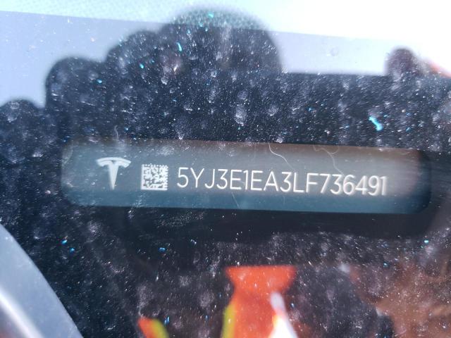 2020 TESLA MODEL 3 - 5YJ3E1EA3LF736491