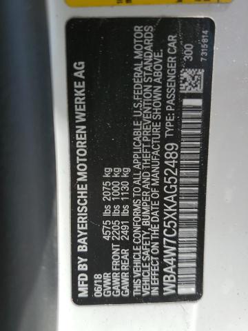 2019 BMW 440I - WBA4W7C5XKAG52489