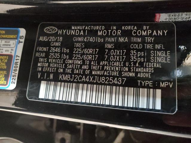 2018 Hyundai Tucson Se VIN: KM8J2CA4XJU825437 Lot: 51647584