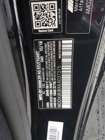 2019 MERCEDES-BENZ S 63 AMG - WDDXJ8JBXKA037375
