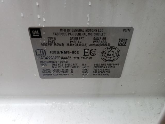 2015 GMC Sierra K3500 Sle VIN: 1GT422C82FF164462 Lot: 50356324