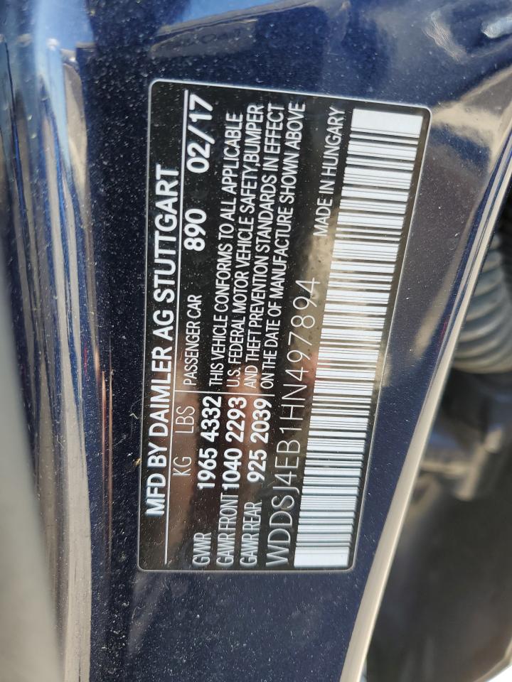 WDDSJ4EB1HN497894 2017 Mercedes-Benz Cla 250