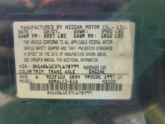 2007 Nissan Sentra 2.0 VIN: 3N1AB61E37L678799 Lot: 50517154